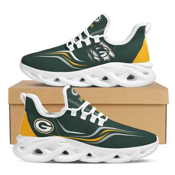 Men's Green Bay Packers Flex Control Sneakers 012